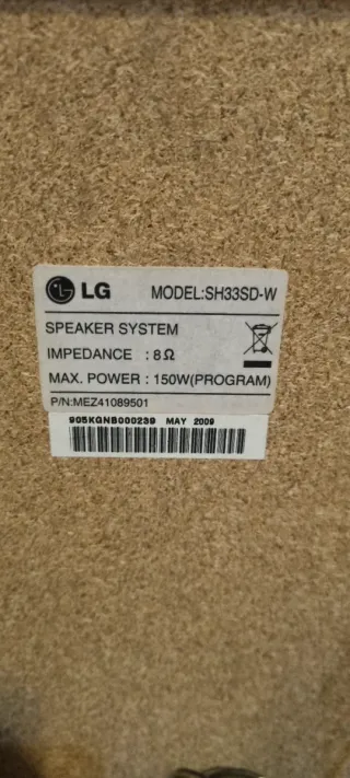 Reproductor DVD LG HT353SD-D0