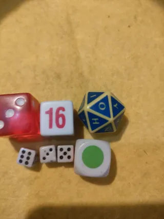Lote de dados para juegos de mesa
