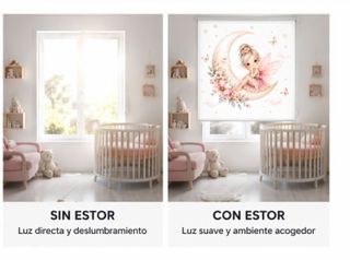 Estor Infantil Hada Luna Enrollable