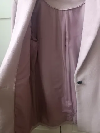 Abrigo Bershka Lila Mujer XS