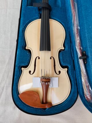 Violín de abeto con estuche rígido y arco - Nuevo
