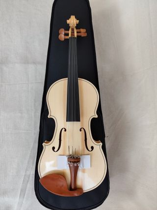 Violín de abeto con estuche rígido y arco - Nuevo