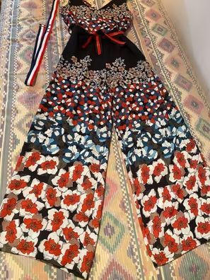 Mono largo gasa, pantalón ancho T/S-M NUEVO