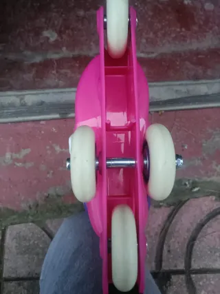 Patines Oxelo rosas y morados talla ajustable