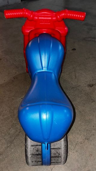 Correpasillos Moto Mickey Mouse Azul y Rojo