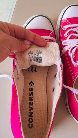 Converse Chuck Taylor Rosa Talla X