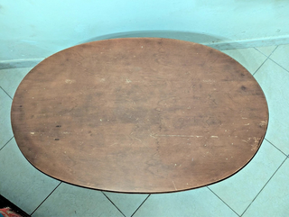 Tavolino da Salotto Ovale Stile Luigi XV in legno