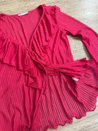 Blusa Zara volantes