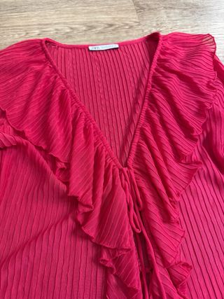 Blusa Zara volantes