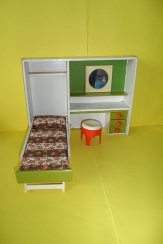 Cameretta frade mobili bambole anni 80 tipo barbie