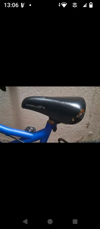Bicicleta infantil azul
