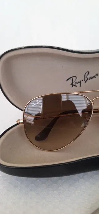 Gafas de sol Ray-Ban Aviator Marrón Dorado