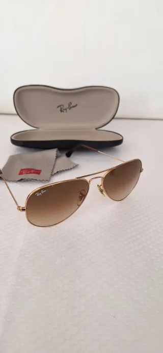 Gafas de sol Ray-Ban Aviator Marrón Dorado