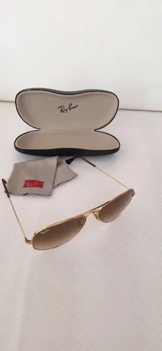 Gafas de sol Ray-Ban Aviator Marrón Dorado
