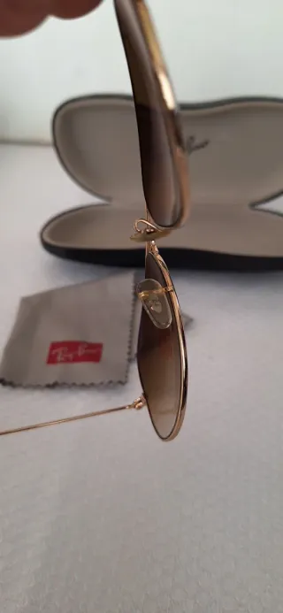 Gafas de sol Ray-Ban Aviator Marrón Dorado