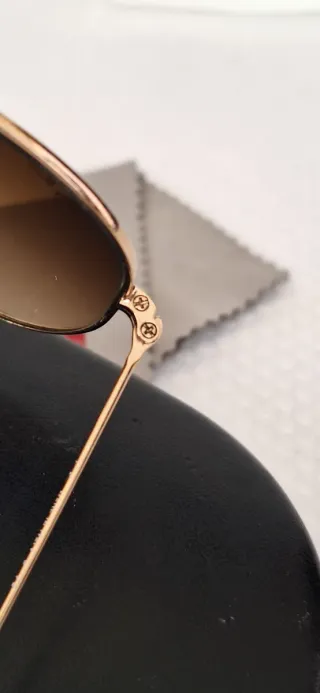 Gafas de sol Ray-Ban Aviator Marrón Dorado