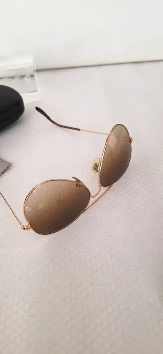 Gafas de sol Ray-Ban Aviator Marrón Dorado