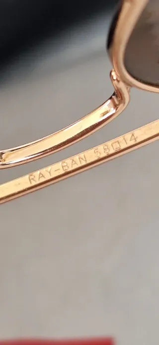 Gafas de sol Ray-Ban Aviator Marrón Dorado