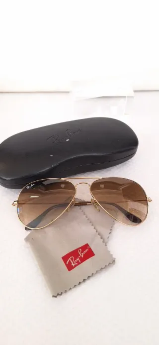 Gafas de sol Ray-Ban Aviator Marrón Dorado