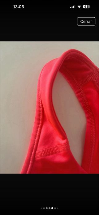 Top deportivo Puma rosa