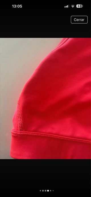 Top deportivo Puma rosa