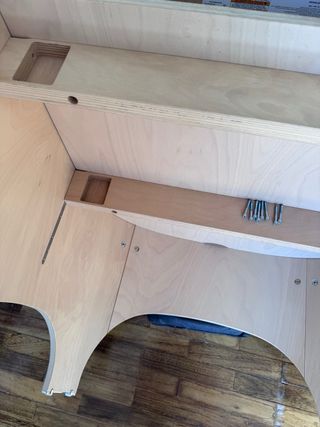 Cambiador de bebé de madera