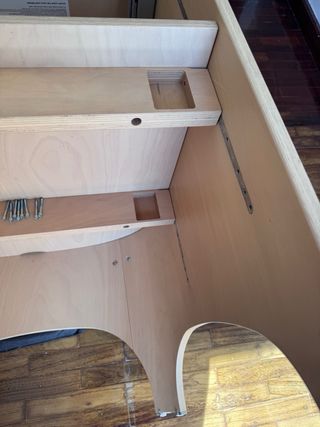 Cambiador de bebé de madera