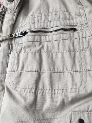 Cazadora Jack & Jones Algodón Beige kaqui