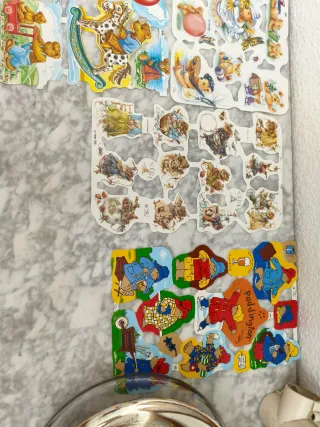 Láminas cromos troquelados vintage