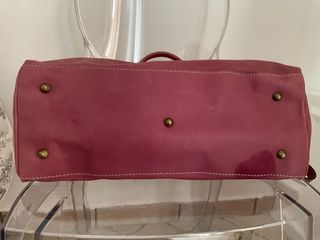 Borsa donna vera pelle rosa