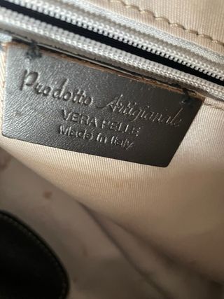 Borsa donna vera pelle rosa