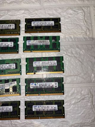 Lotto RAM Samsung 2GB DDR3 + DDR2