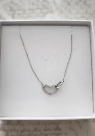 Collar Plata Corazón