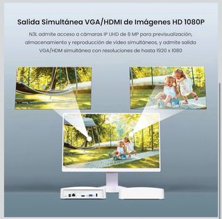 NVR Tenda 8 Canales Grabador Cámaras IP