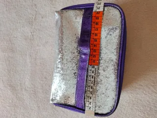 Neceser infantil Disney plateado y morado