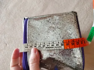 Neceser infantil Disney plateado y morado