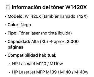 Tóner myCartridge W1420X