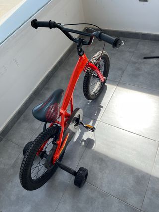 Bicicleta Infantil Monty 103 Roja