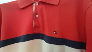 Polo Tommy Hilfiger Rojo y Azul