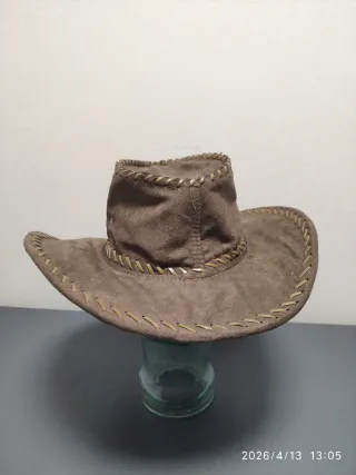 Sombrero Cowboy Vaquero Artesanal Vintage 70s