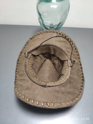 Sombrero Cowboy Vaquero Artesanal Vintage 70s