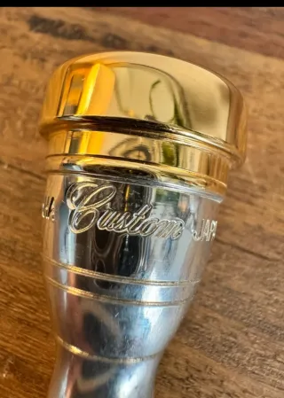 Boquilla Trompeta Dorada y Plateada Yamaha custom