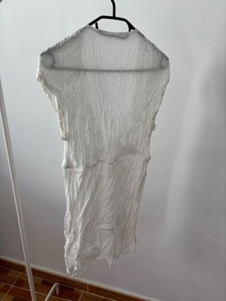 Vestido de playa blanco