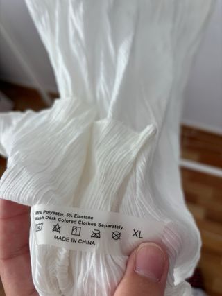 Vestido de playa blanco