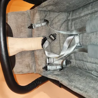 Silla de paseo negra inglesina regalo saco