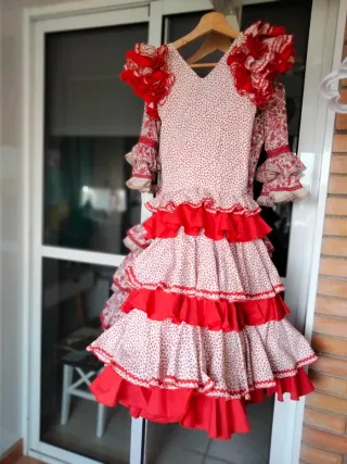 Traje de flamenca niña