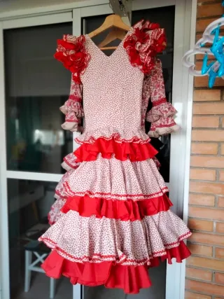 Traje de flamenca niña