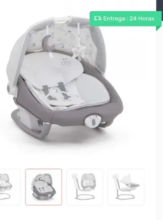 Columpio Joie Bebé Gris