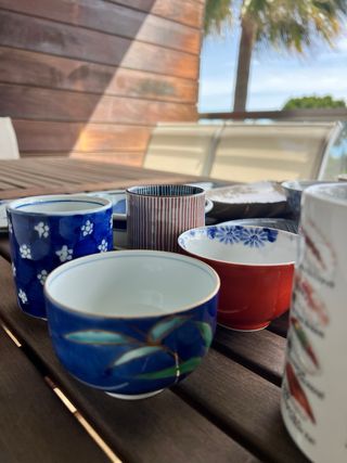 Lote Vajilla Japonesa Vintage Cerámica Porcelana