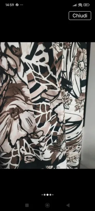 Vestito donna estivo fantasia M